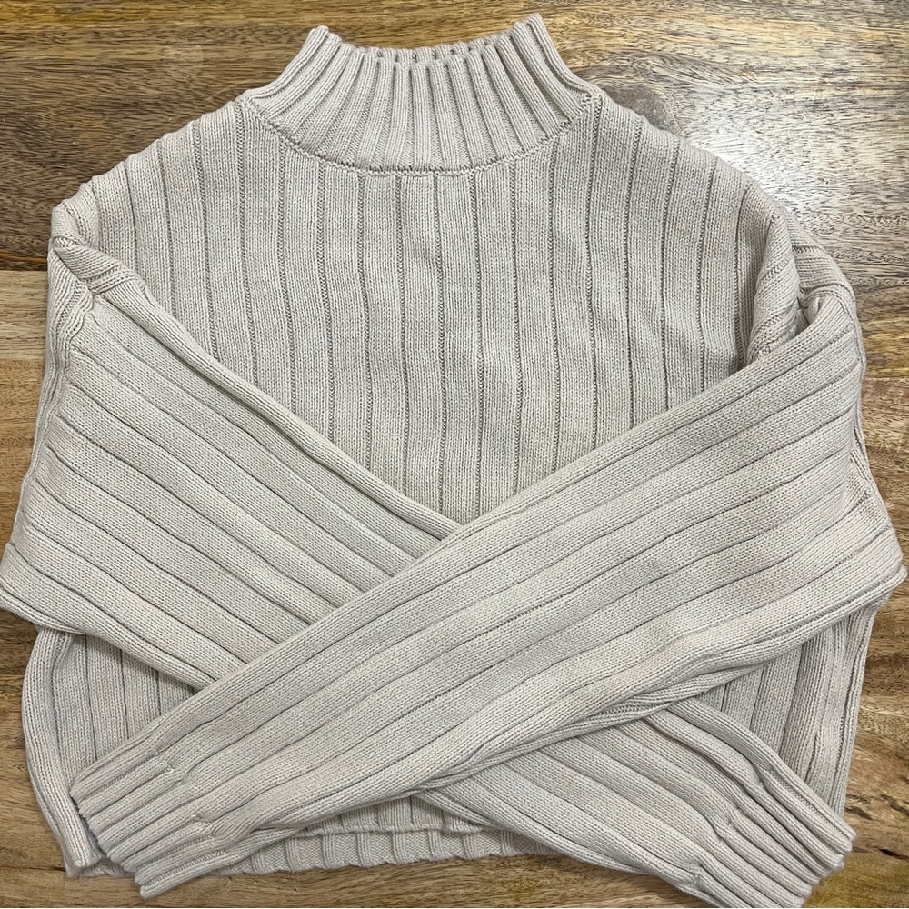 Pacsun Cropped Ribbed Sweater